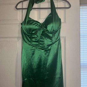 Better Be green bodycon mini dress  NWT